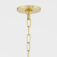 Hudson Valley Lighting Olivia 5 Light Chandelier Aged Brass