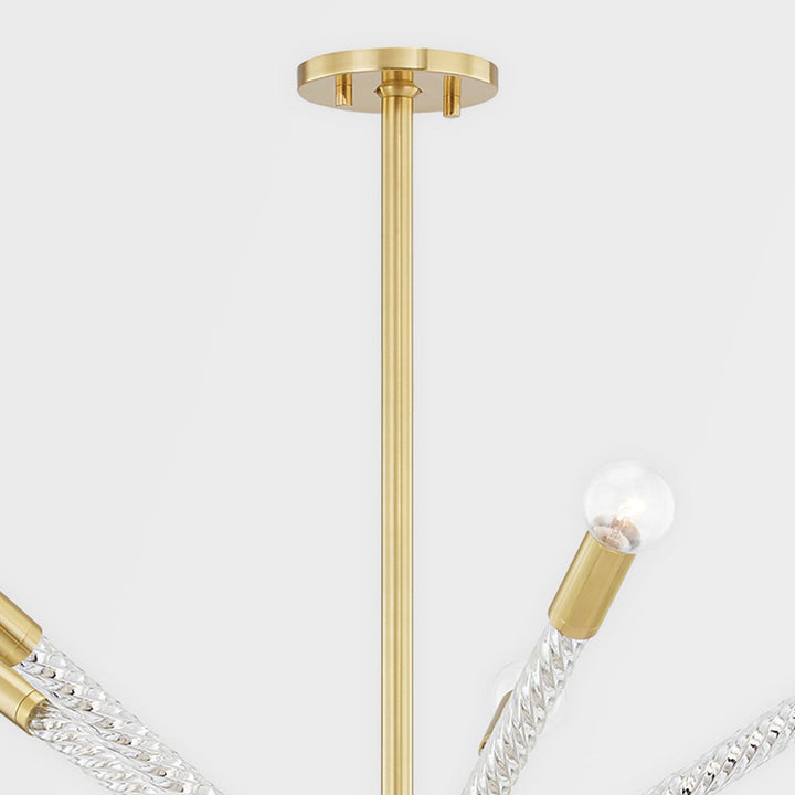 Pippin 15 Light Chandelier - Aged Brass Hudson Valley Lighting 4