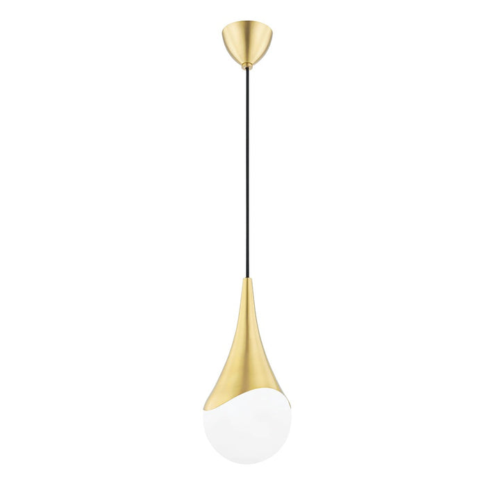 Ariana 1 Light Small Pendant - Aged Brass Hudson Valley Lighting 1