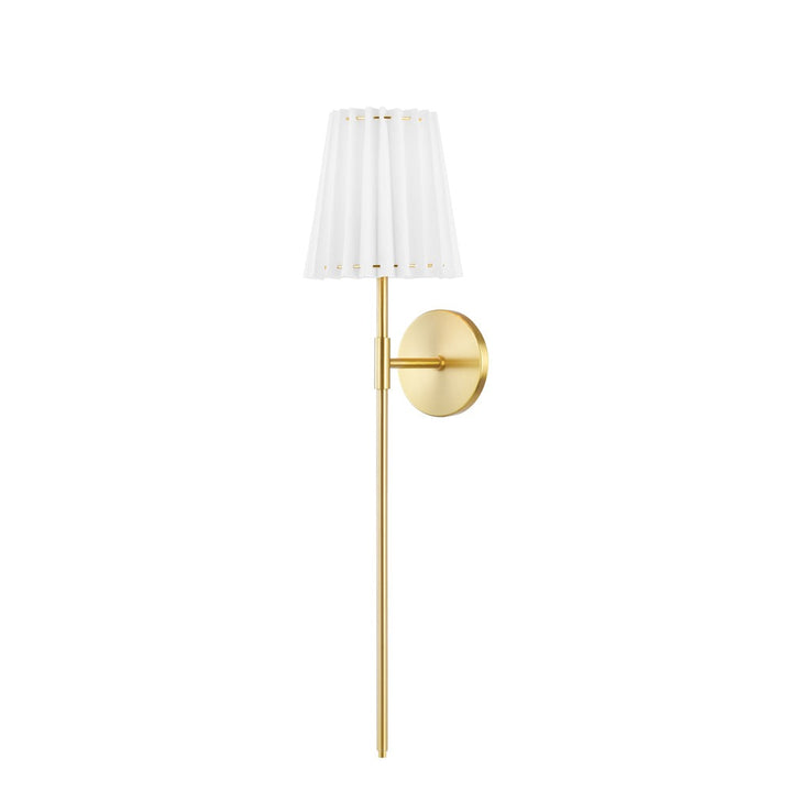 Demi 1 Light Tall Wall Sconce - Aged Brass Hudson Valley Lighting 1