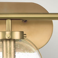 Hinkley Hollis 3 Light Wall Light in Brass & Opal Glass