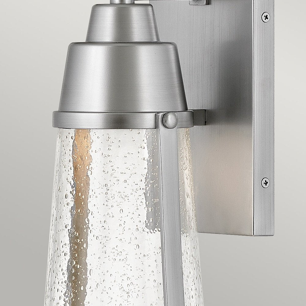 Hinkley Miles 1 Light Wall Lantern in Satin Nickel