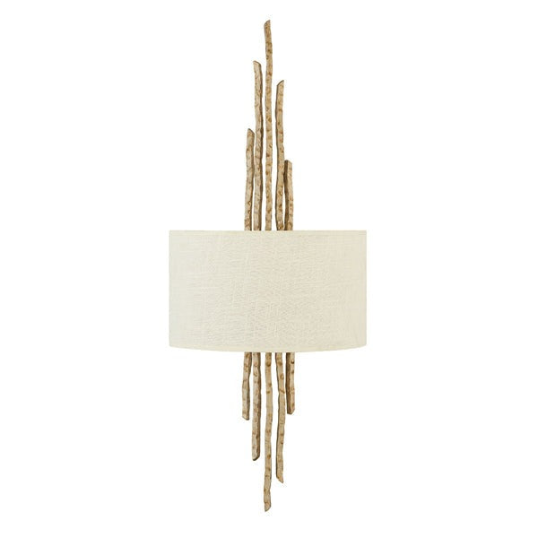 Elstead Spyre 2 Light Wall Light Champagne Gold