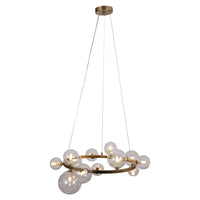 Richmond Yosie Hanging Lamp in Brushed Gold