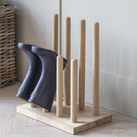 Garden Trading Hambledon Welly Stand in Oak