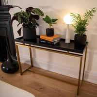 Liang & Eimil Malcom Console Table Brushed Brass