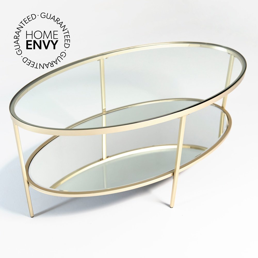 Gallery Interiors Hudson Coffee Table in Champagne
