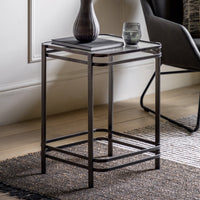 Gallery Interiors Hudson Living Rousham Side Table in Bronze