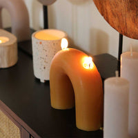 Broste Copenhagen Bend Candle Honey