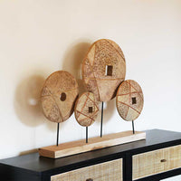 Olivia's 4 Wooden Disc Sculpture