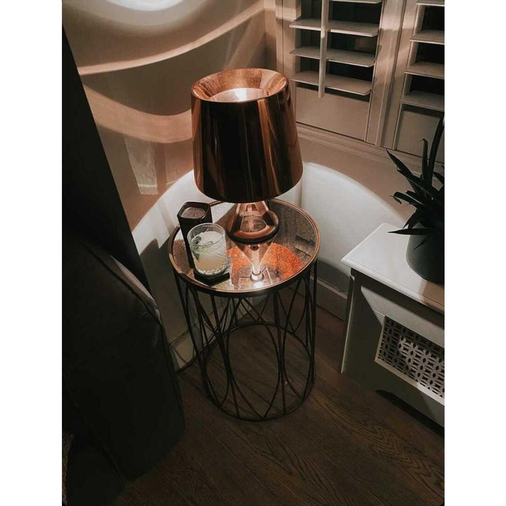 Olivia's Gallery Interiors Highgate Side Table in Antique Gold | Outlet