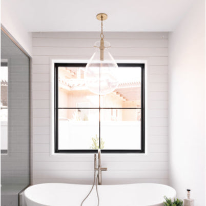 Ivy 1 Light Large Pendant Light - Aged Brass Hudson Valley Lighting 3