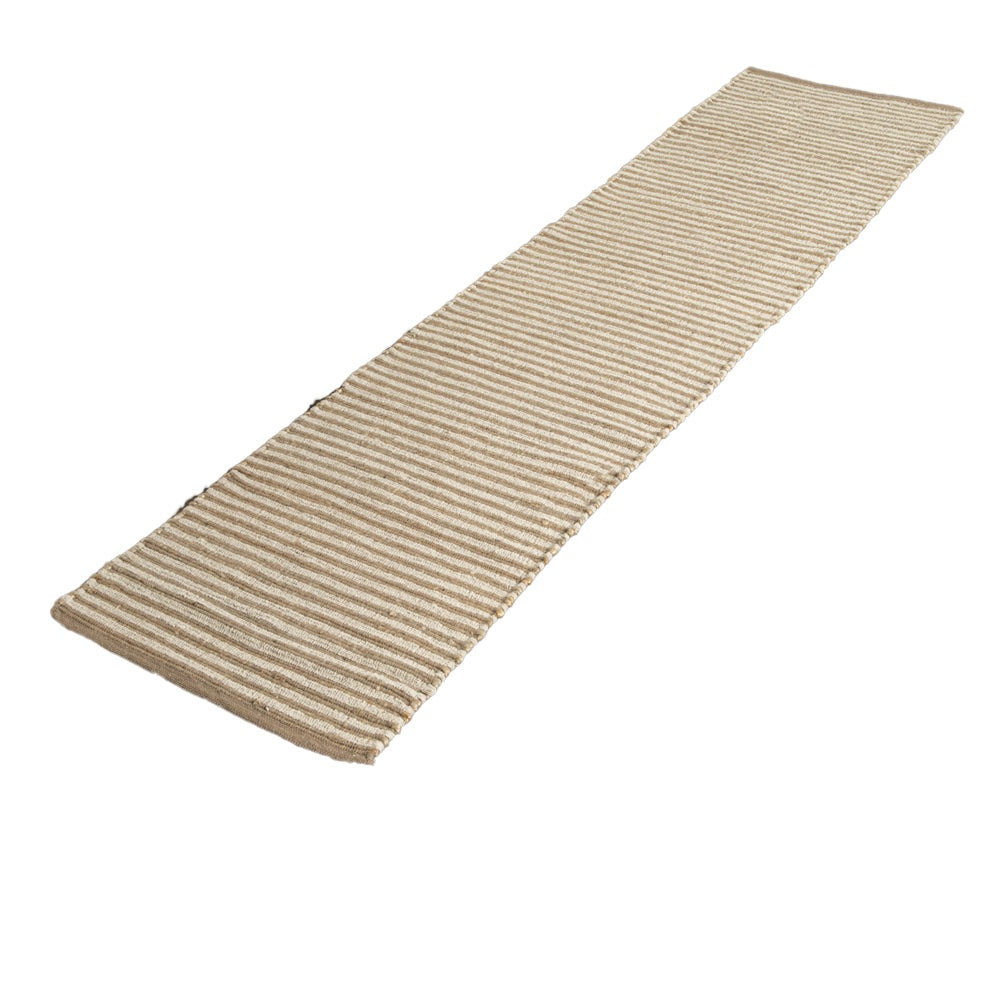 Native Home Striped Wool & Jute Runner Rug 60 x 230cm