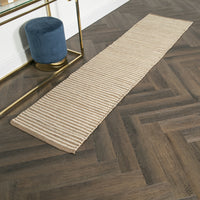 Native Home Striped Wool & Jute Runner Rug 60 x 230cm