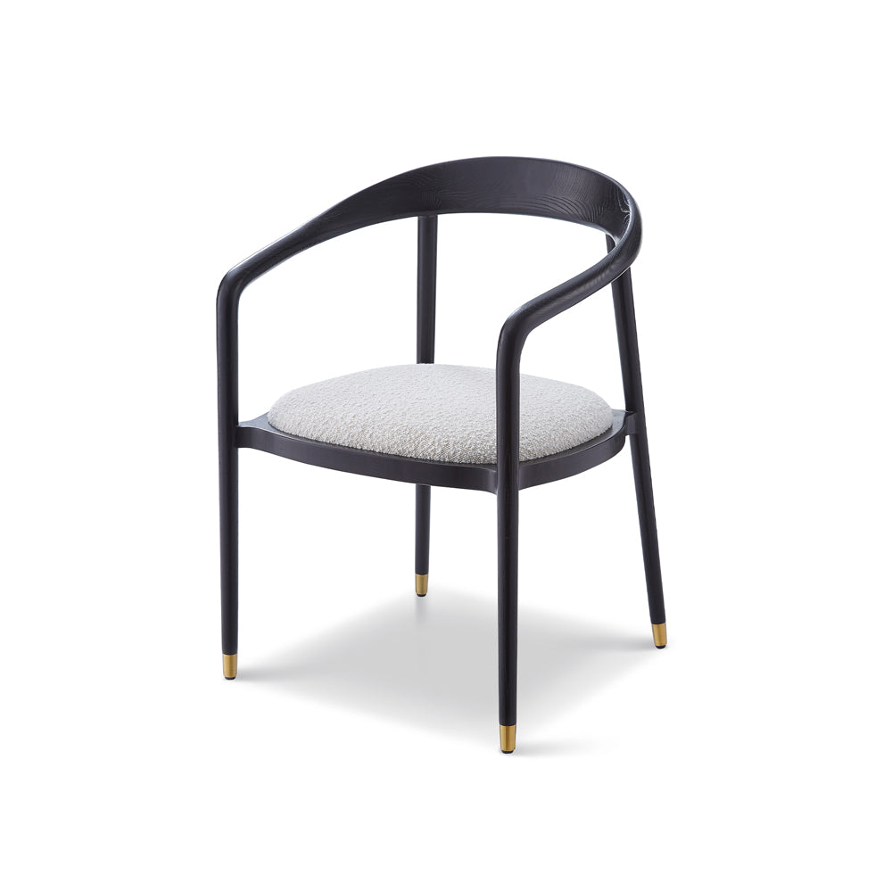 Liang & Eimil Fluid Dining Chair Boucle Sand