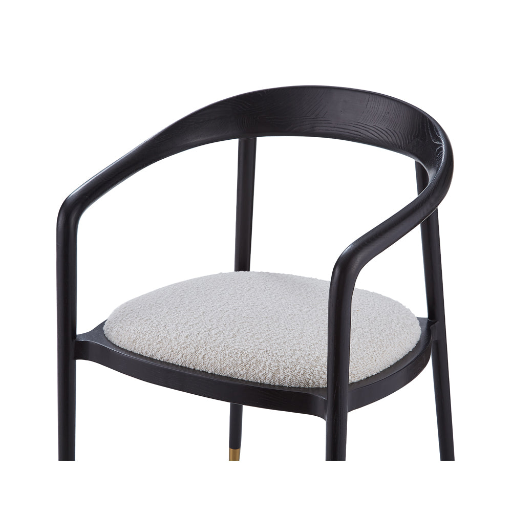 Liang & Eimil Fluid Dining Chair Boucle Sand