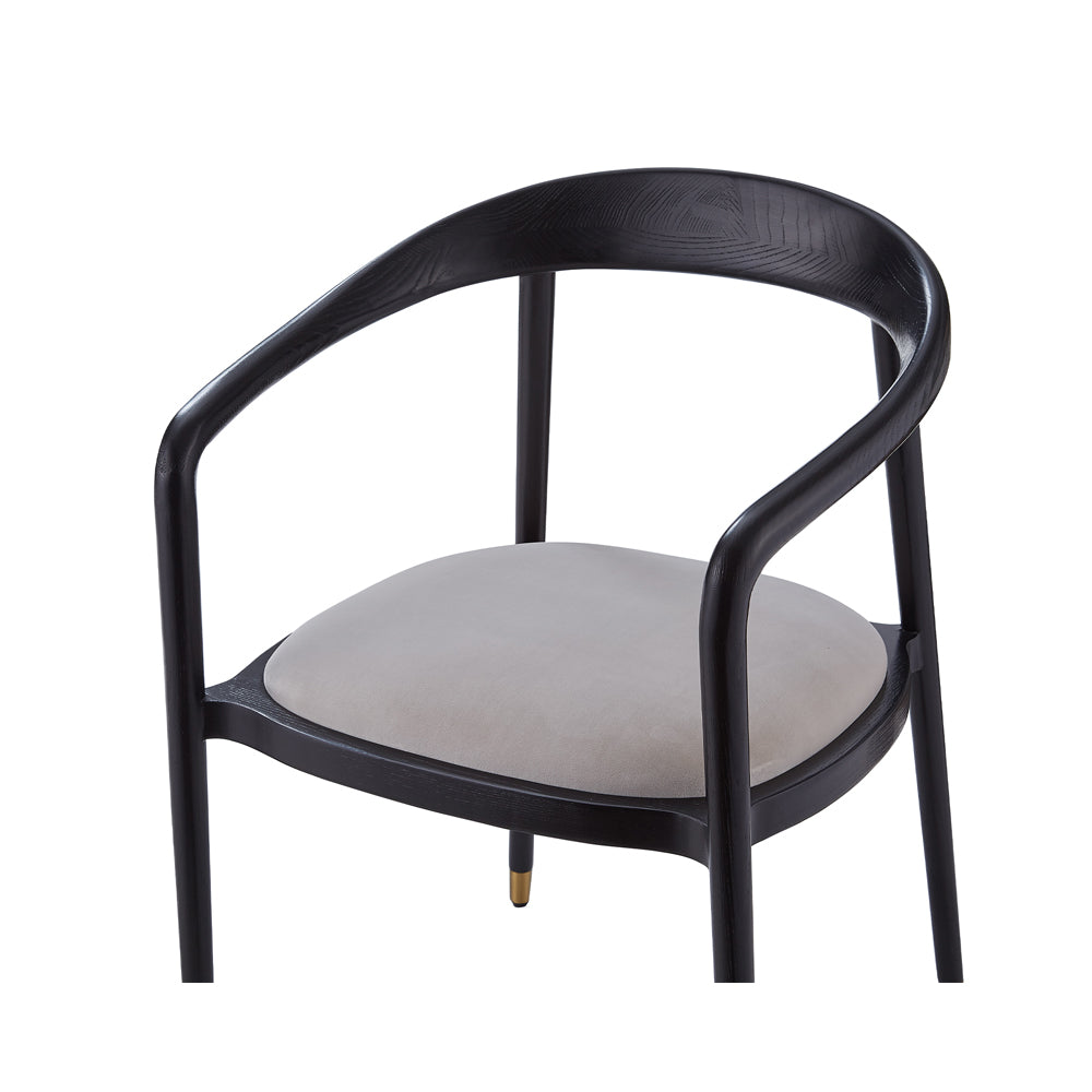 Liang & Eimil Fluid Dining Chair Gainsborough Ash Grey