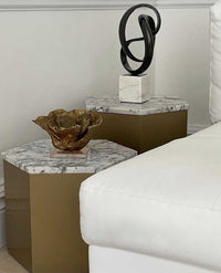 Olivia's Boutique Hotel Collection - Black & White Knot Sculpture