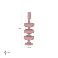 Richmond Abbey Candle Holder in Pink