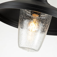 Kichler Allenbury 1 Light Outdoor Pendant in Textured Black