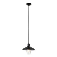 Kichler Allenbury 1 Light Outdoor Pendant in Textured Black