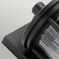 Kichler Barras 1 Light Wall Lantern in Black