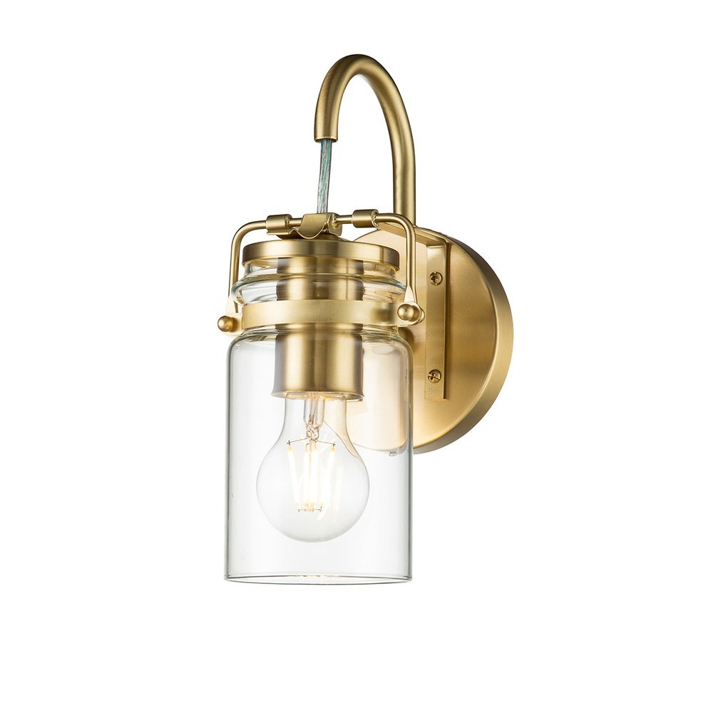 Kichler Brinley 1 Light Wall Light - Brass Elstead 1