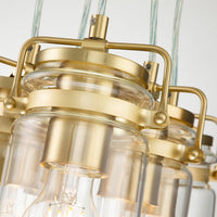 Kichler Brinley 6 Light Pendant Light in Brass