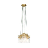 Kichler Brinley 6 Light Pendant Light in Brass