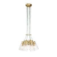 Kichler Brinley 6 Light Pendant Light in Brass