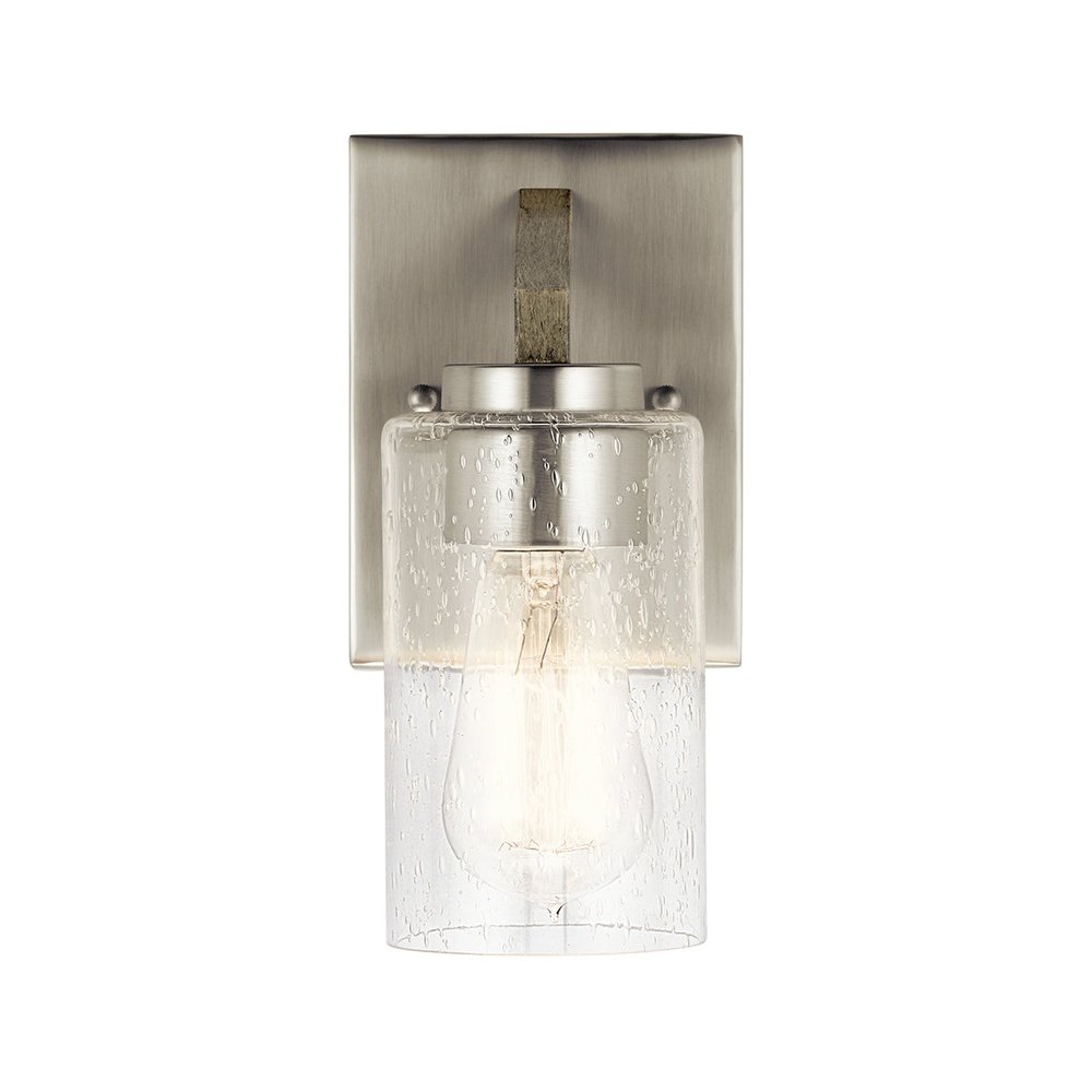 Kichler Deryn 1 Light Wall Light in Antique Grey