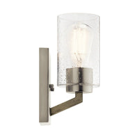 Kichler Deryn 1 Light Wall Light in Antique Grey