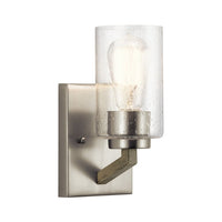 Kichler Deryn 1 Light Wall Light in Antique Grey