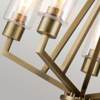 Kichler Deryn 5 Light Chandelier in Brass