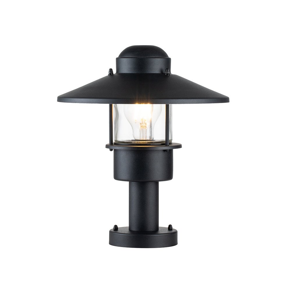 Elstead Lighting Klampenborg 1 Light Pedestal Light in Black