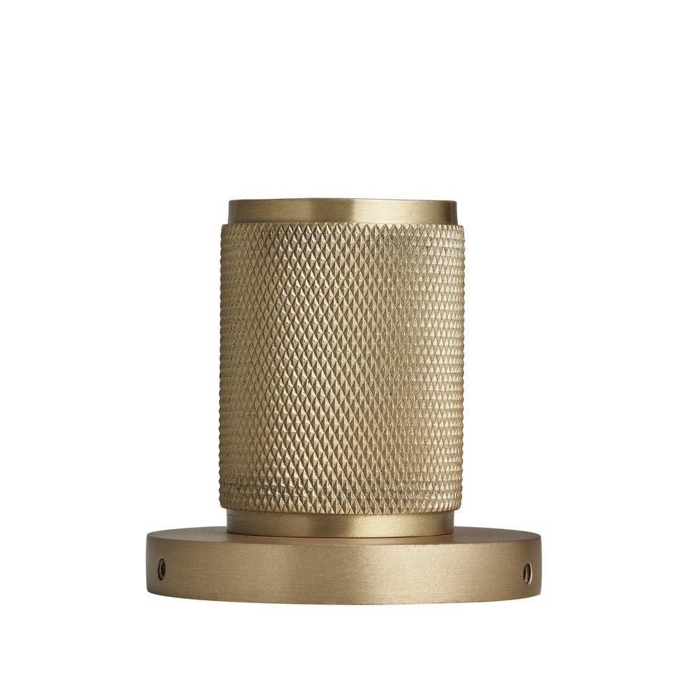 Industville Knurled Edison Spotlight Light in Brass