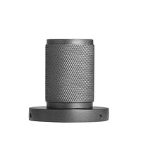 Industville Knurled Edison Spotlight Light in Pewter