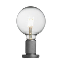 Industville Knurled Edison Spotlight Light in Pewter