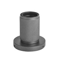 Industville Knurled Edison Spotlight Light in Pewter