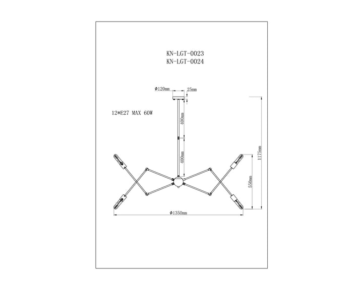 Olsen Pendant Lamp - Polished Chrome LiangAndEimil 4