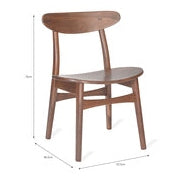 Kersoe Dining Chair - Walnut Garden Trading 4