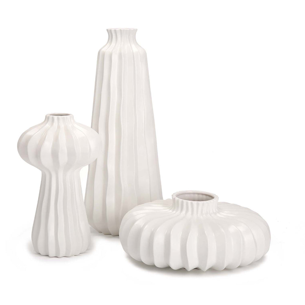 Liang & Eimil Gourd I Vase White