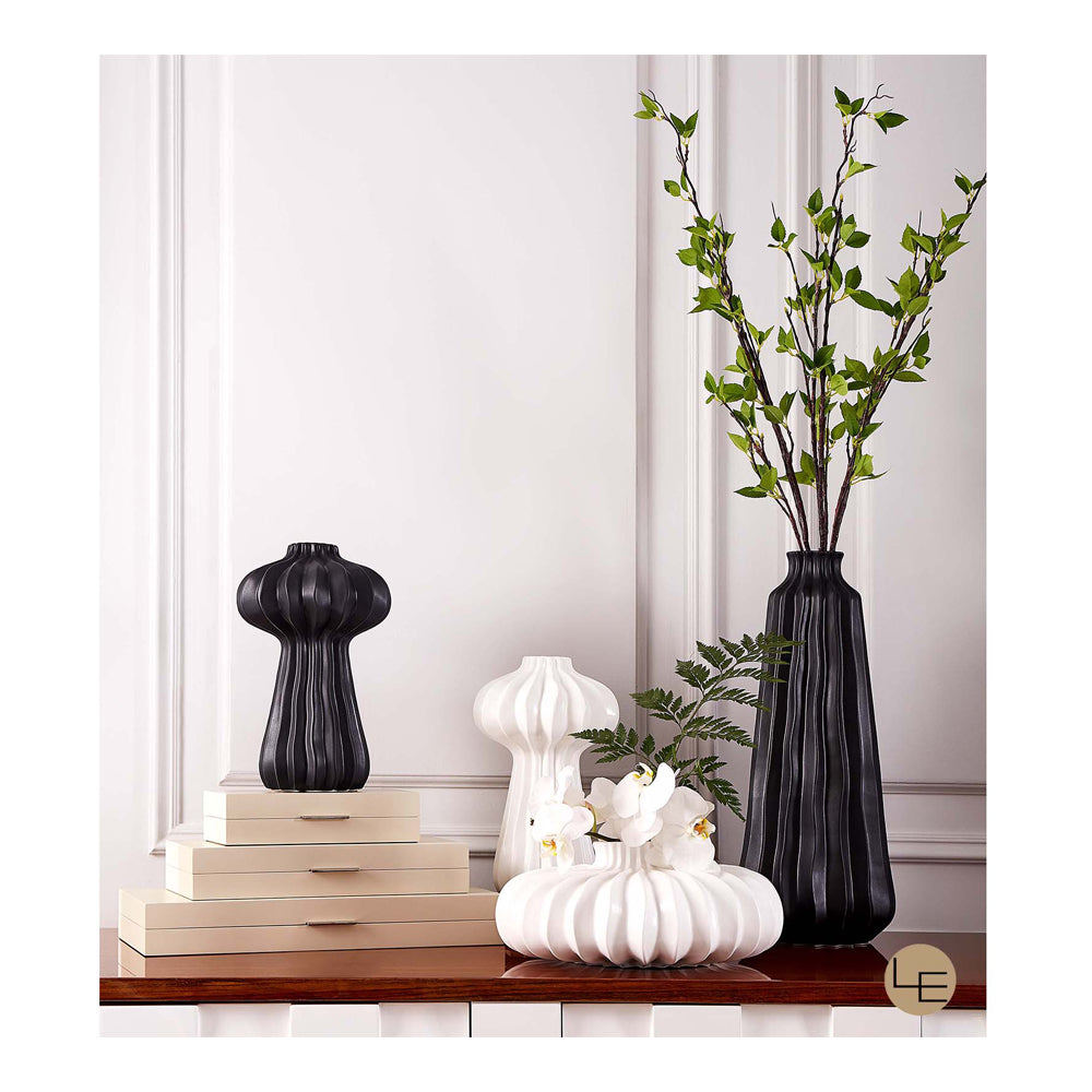 Liang & Eimil Gourd II Vase White