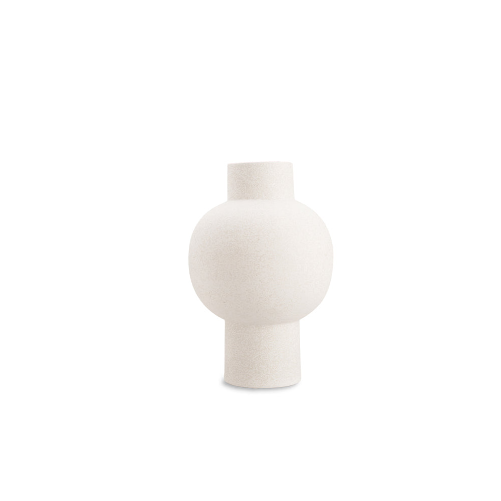 LiangAndEimil-Liang & Eimil Diamen Ii Beige White Vase-Beige 501 