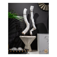 Liang & Eimil Flotte II Ornament White And Black