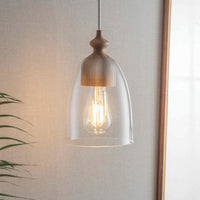 Garden Trading Bloomsbury Pendant Light in Ash