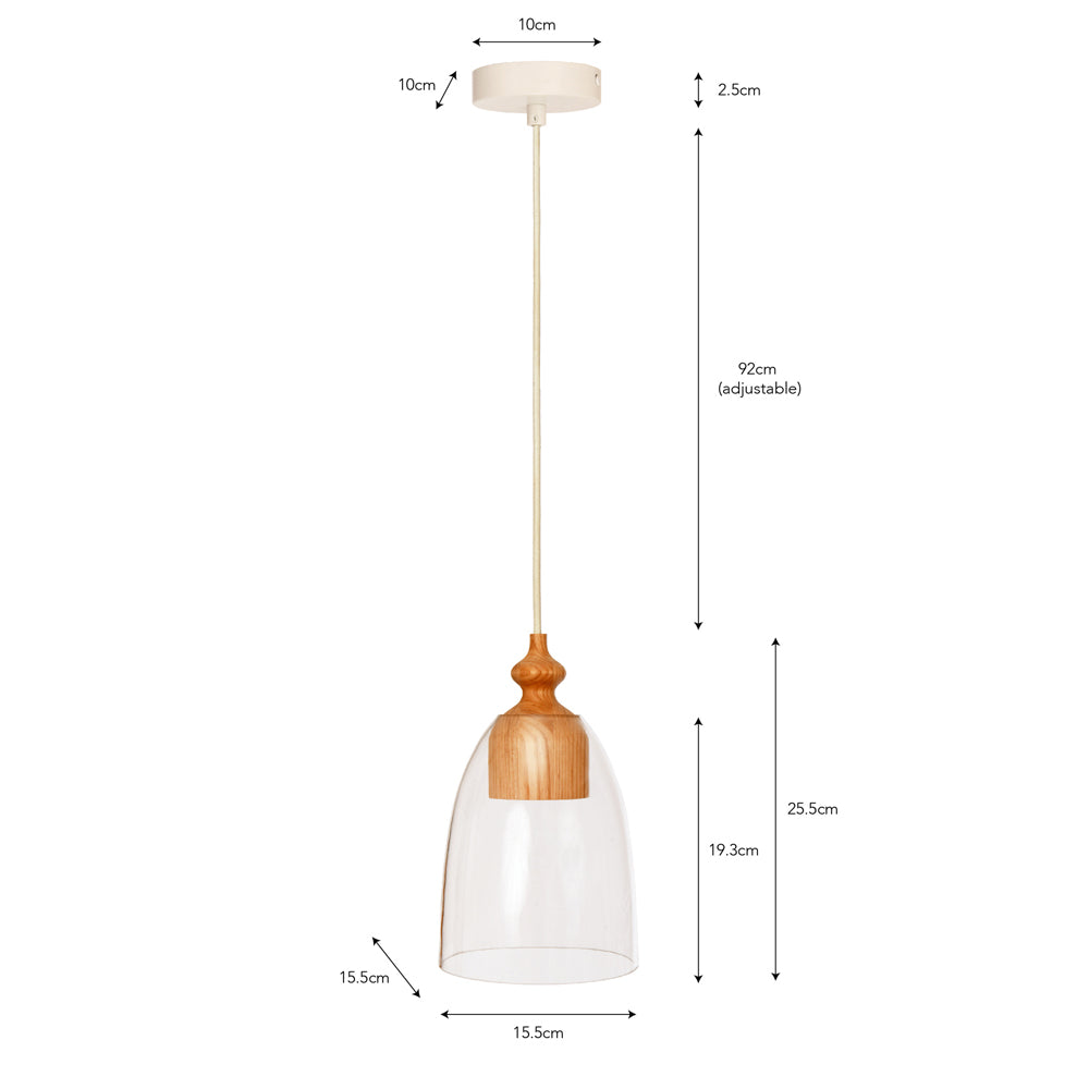 Garden Trading Bloomsbury Pendant Light in Ash