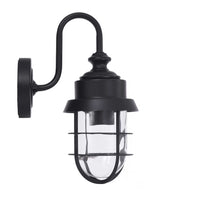 Garden Trading Edgeware Outdoor Caged Wall Light in Black