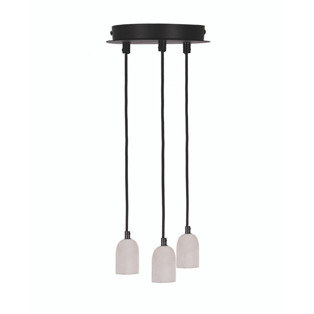 Garden Trading Carnaby 3 Light Concrete Pendant