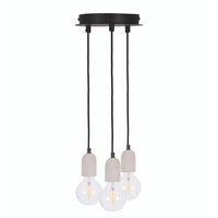 Garden Trading Carnaby 3 Light Concrete Pendant